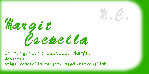 margit csepella business card
